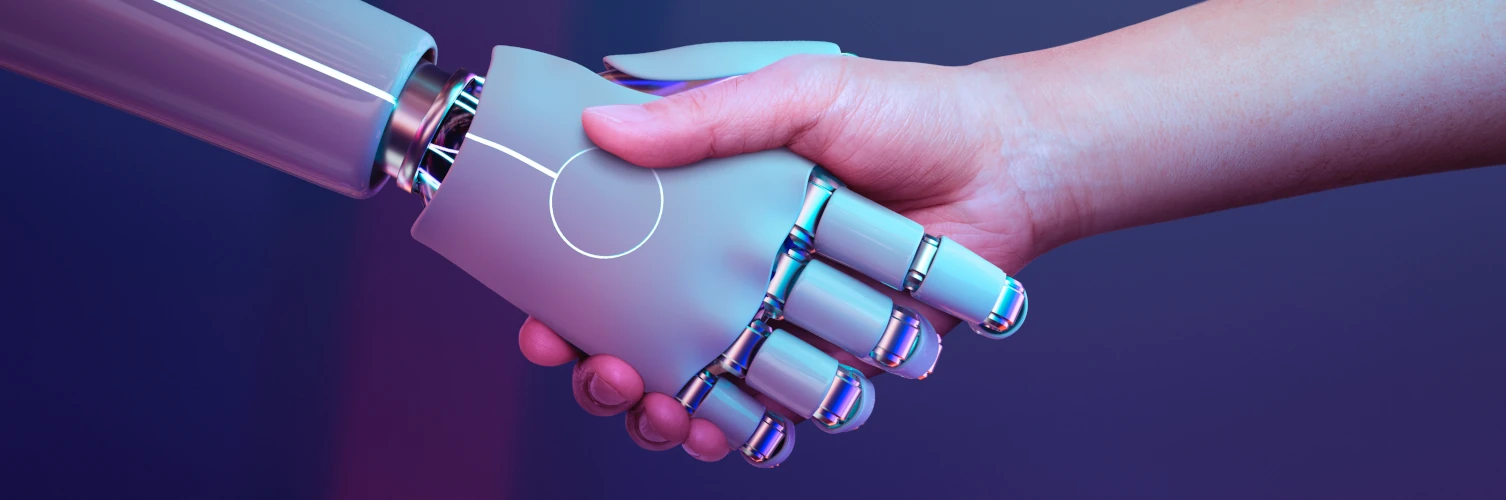 Inteligencia artificial colaborando con humanos